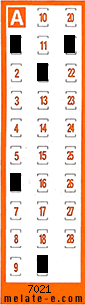 Volante ganador del sorteo 7021 de Chispazo