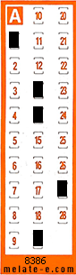 Volante ganador del sorteo 8386 de Chispazo