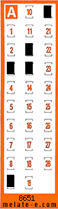 Volante ganador del sorteo 8652 de Chispazo