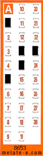 Volante ganador del sorteo 8653 de Chispazo