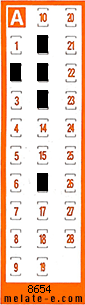 Volante ganador del sorteo 8654 de Chispazo