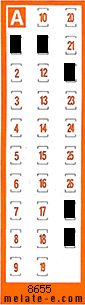 Volante ganador del sorteo 8655 de Chispazo