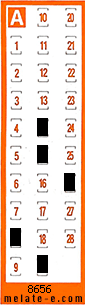 Volante ganador del sorteo 8656 de Chispazo