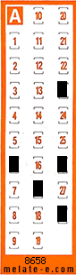 Volante ganador del sorteo 8658 de Chispazo
