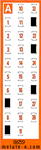 Volante ganador del sorteo 8659 de Chispazo