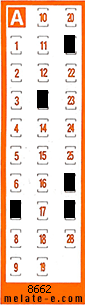 Volante ganador del sorteo 8662 de Chispazo