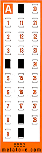 Volante ganador del sorteo 8663 de Chispazo