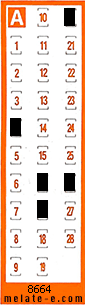 Volante ganador del sorteo 8664 de Chispazo