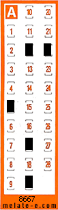 Volante ganador del sorteo 8667 de Chispazo