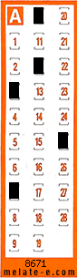 Volante ganador del sorteo 8671 de Chispazo