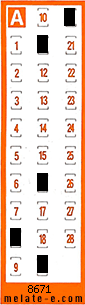 Volante ganador del sorteo 8672 de Chispazo