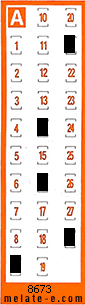 Volante ganador del sorteo 8673 de Chispazo