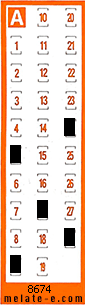 Volante ganador del sorteo 8674 de Chispazo
