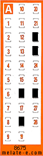 Volante ganador del sorteo 8675 de Chispazo
