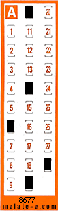 Volante ganador del sorteo 8677 de Chispazo