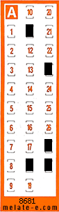 Volante ganador del sorteo 8681 de Chispazo