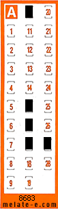 Volante ganador del sorteo 8683 de Chispazo