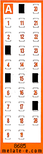 Volante ganador del sorteo 8685 de Chispazo