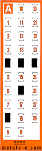 Volante ganador del sorteo 8686 de Chispazo
