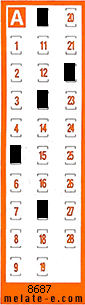 Volante ganador del sorteo 8687 de Chispazo