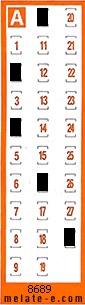 Volante ganador del sorteo 8689 de Chispazo