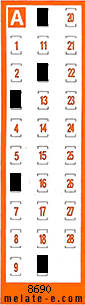 Volante ganador del sorteo 8690 de Chispazo