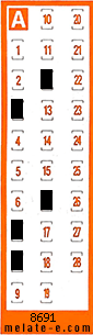 Volante ganador del sorteo 8691 de Chispazo