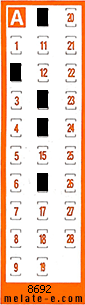 Volante ganador del sorteo 8692 de Chispazo