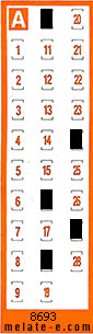 Volante ganador del sorteo 8693 de Chispazo