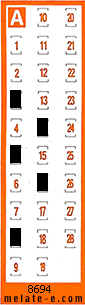 Volante ganador del sorteo 8694 de Chispazo