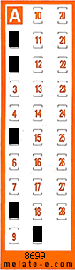 Volante ganador del sorteo 8699 de Chispazo
