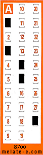 Volante ganador del sorteo 8700 de Chispazo