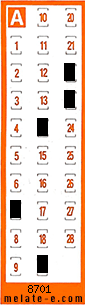Volante ganador del sorteo 8701 de Chispazo
