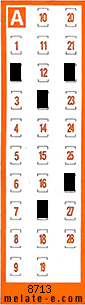 Volante ganador del sorteo 8713 de Chispazo