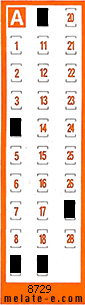 Volante ganador del sorteo 8729 de Chispazo