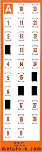 Volante ganador del sorteo 8731 de Chispazo