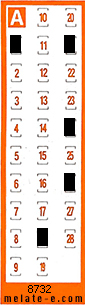 Volante ganador del sorteo 8732 de Chispazo