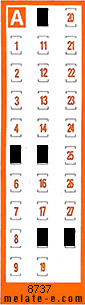 Volante ganador del sorteo 8738 de Chispazo