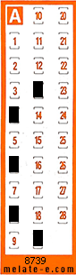 Volante ganador del sorteo 8739 de Chispazo