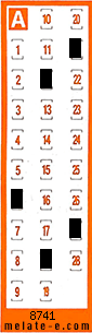 Volante ganador del sorteo 8742 de Chispazo