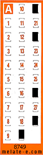 Volante ganador del sorteo 8749 de Chispazo
