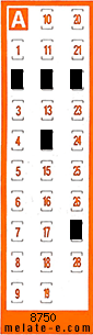 Volante ganador del sorteo 8750 de Chispazo