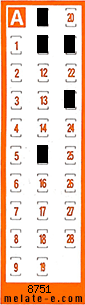 Volante ganador del sorteo 8751 de Chispazo