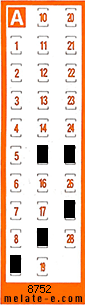 Volante ganador del sorteo 8752 de Chispazo
