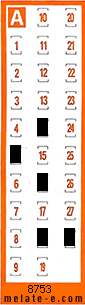 Volante ganador del sorteo 8753 de Chispazo