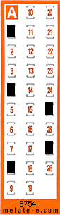 Volante ganador del sorteo 8754 de Chispazo