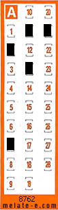 Volante ganador del sorteo 8762 de Chispazo