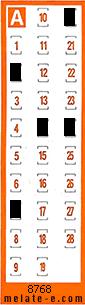 Volante ganador del sorteo 8768 de Chispazo