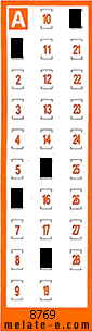 Volante ganador del sorteo 8769 de Chispazo