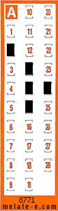 Volante ganador del sorteo 8771 de Chispazo